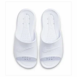 Nike Victori One Women's Shower Slides WHITE/WHITE-WHITE Vit New