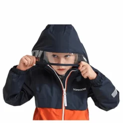 Viken Kids Jacket Blue/Orange*Didriksons Sale