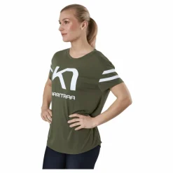 Kari Traa Vilde Tee Tweed Grön Hot