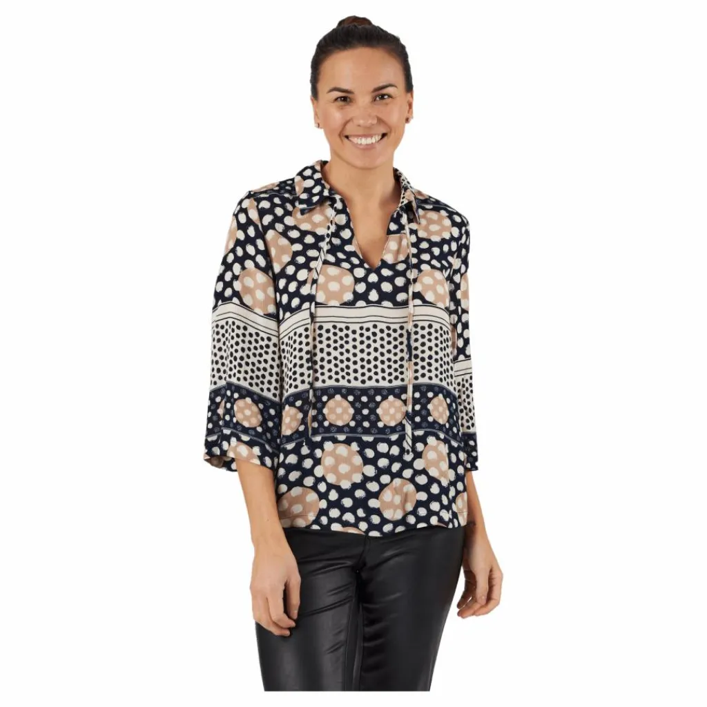 Vero Moda Vmanna 3/4 Top Wvn Ga Spe Navy Blazer Flerfärgad Clearance