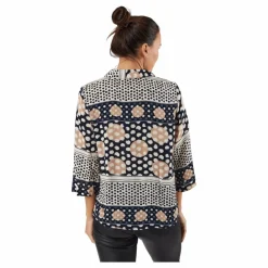 Vero Moda Vmanna 3/4 Top Wvn Ga Spe Navy Blazer Flerfärgad Clearance