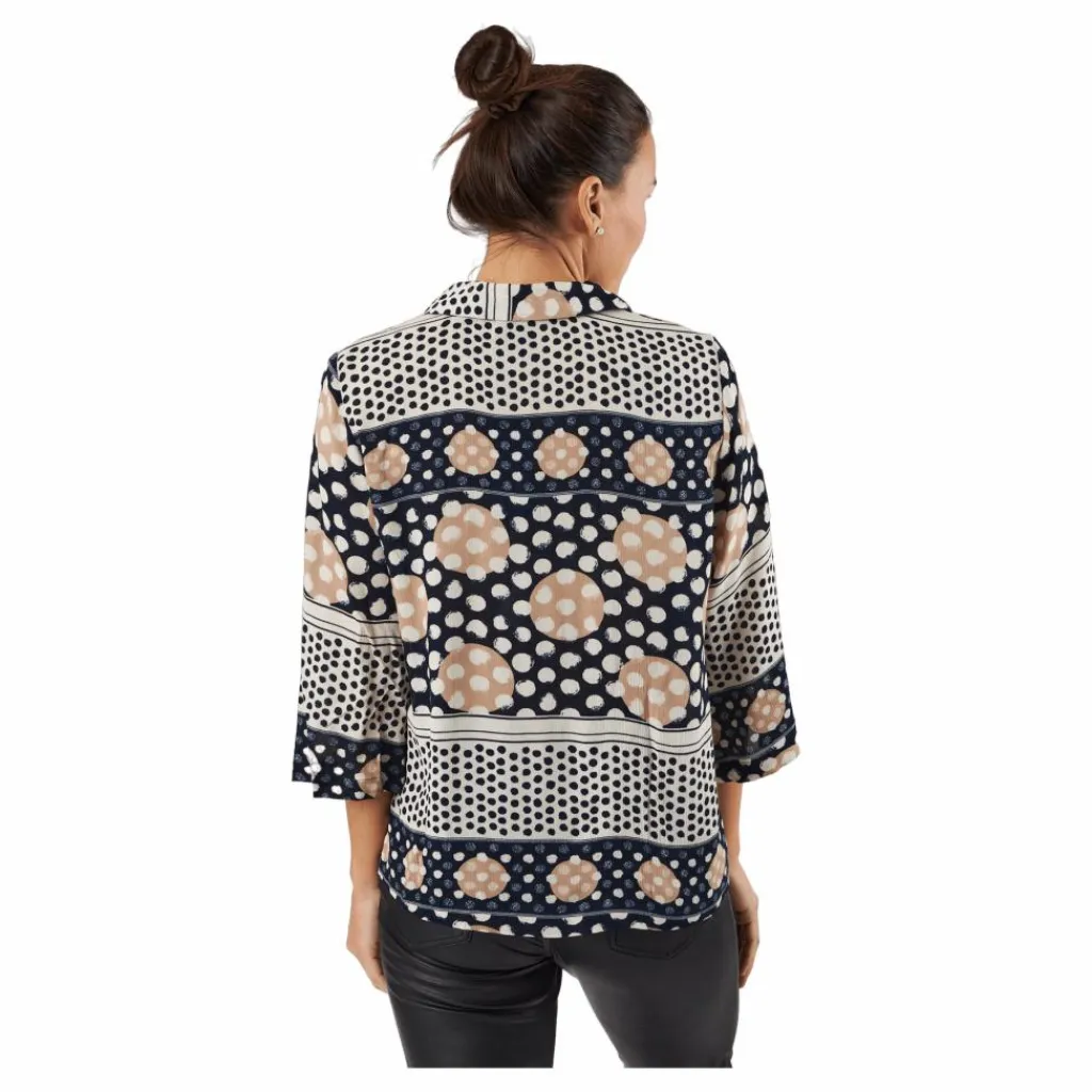 Vero Moda Vmanna 3/4 Top Wvn Ga Spe Navy Blazer Flerfärgad Clearance