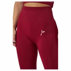 Famme Vortex Tights 2 Dark Red Röd New