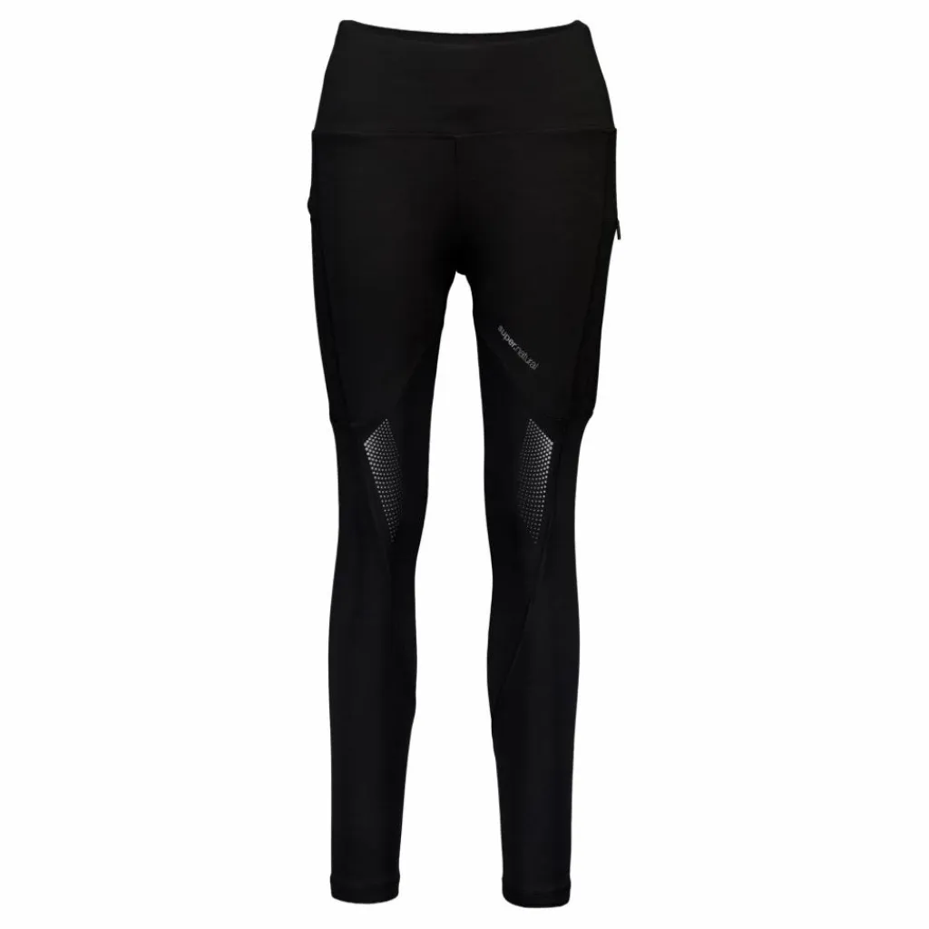 Super.Natural W Active Lightening Tight Black Svart New