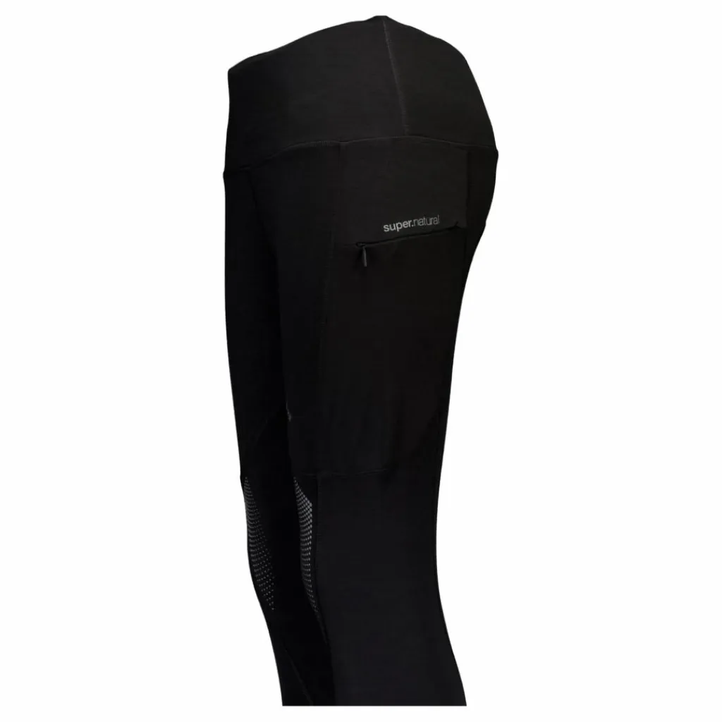 Super.Natural W Active Lightening Tight Black Svart New