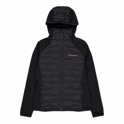Peak Performance W Argon Hybrid Hood Black Svart Outlet