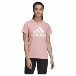 adidas W Badge Of Sport Cotton Tee - Regular Fit Glory Pink Rosa Online