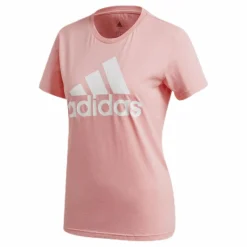 adidas W Badge Of Sport Cotton Tee - Regular Fit Glory Pink Rosa Online