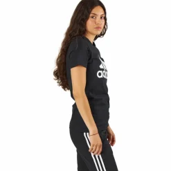 adidas W Badge Of Sport Cotton Tee - Regular Fit Black Svart Sale