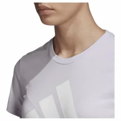 adidas W Badge Of Sport Cotton Tee - Regular Fit Purple Tint Vit Discount