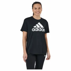 adidas W Bl Boyf T Black/white Svart Discount