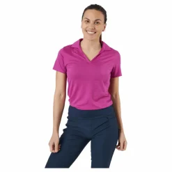 Puma Golf W Cloudspun Coast Polo Festival Fuchsia Heather Rosa Clearance