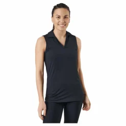Puma Golf W Cloudspun Coast Sl Polo Puma Black Heather Svart