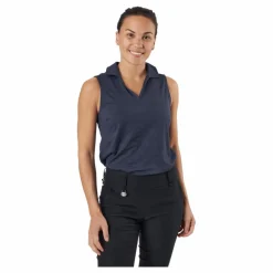 Puma Golf W Cloudspun Coast Sl Polo Navy Blazer Heather Blå New