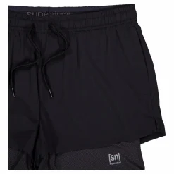 Super.Natural W Double Layer Shorts Black Svart Best