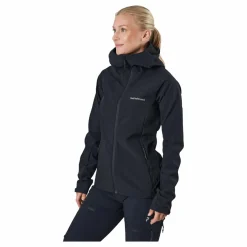 Peak Performance W Explore Hood Jacket Black Blå Online
