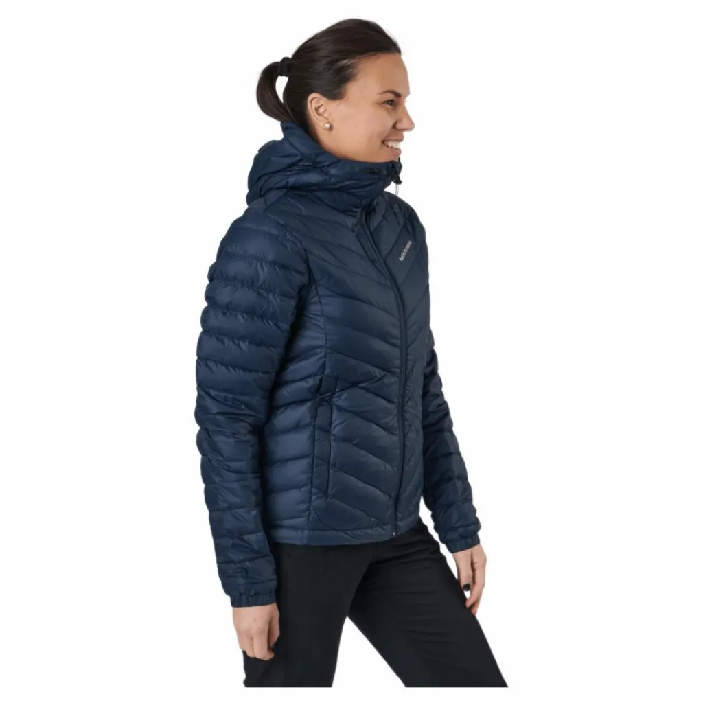 Peak Performance W Frost Down Hood Jacket Shadow Blue Hot