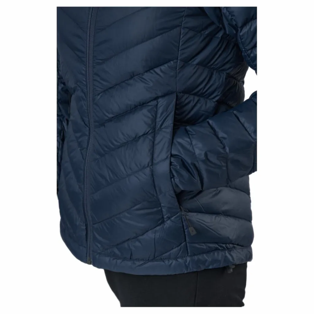 Peak Performance W Frost Down Hood Jacket Shadow Blue Hot