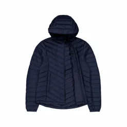 Peak Performance W Frost Down Hood Jacket Blue Shadow Blå Best