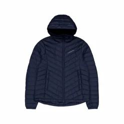 Peak Performance W Frost Down Hood Jacket Blue Shadow Blå Best