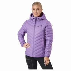 Peak Performance W Frost Down Hood Jacket Action c Lila Hot