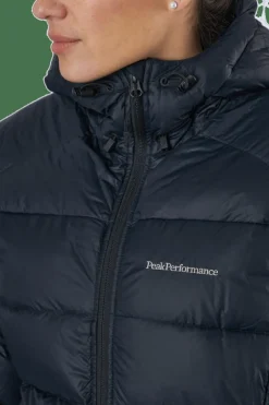 Peak Performance W Frost Down Jacket Black Svart Hot