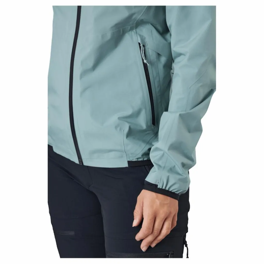Peak Performance W Gore-tex Pac Jacket Ashen Green Blå Discount