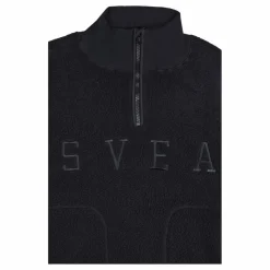 W. Half Zip Pile Black*Svea New