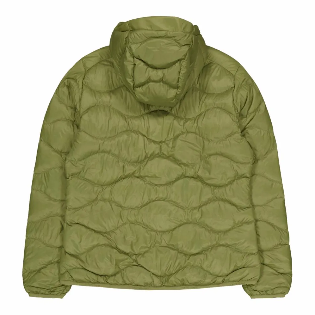 Peak Performance W Helium Down Hood Jacket Snap Green Grön Best