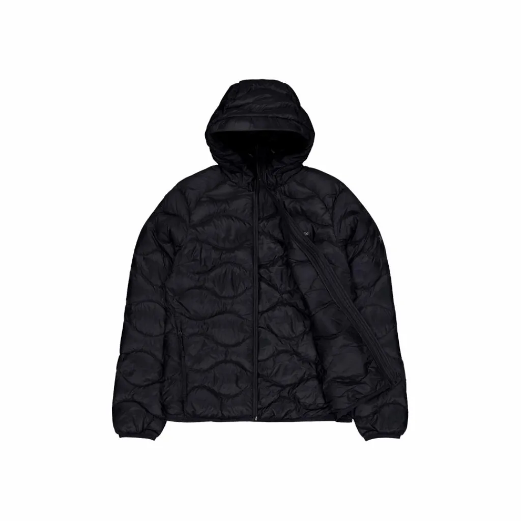 Peak Performance W Helium Down Hood Jacket Black Svart
