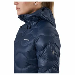 W Helium Down Hood Jacket Blue Shadow*Peak Performance Discount
