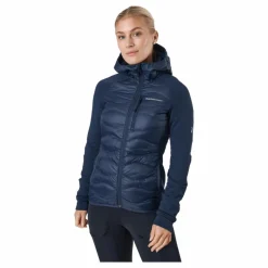 Peak Performance W Helium Down Hybrid Hood Blue Shadow Blå Hot