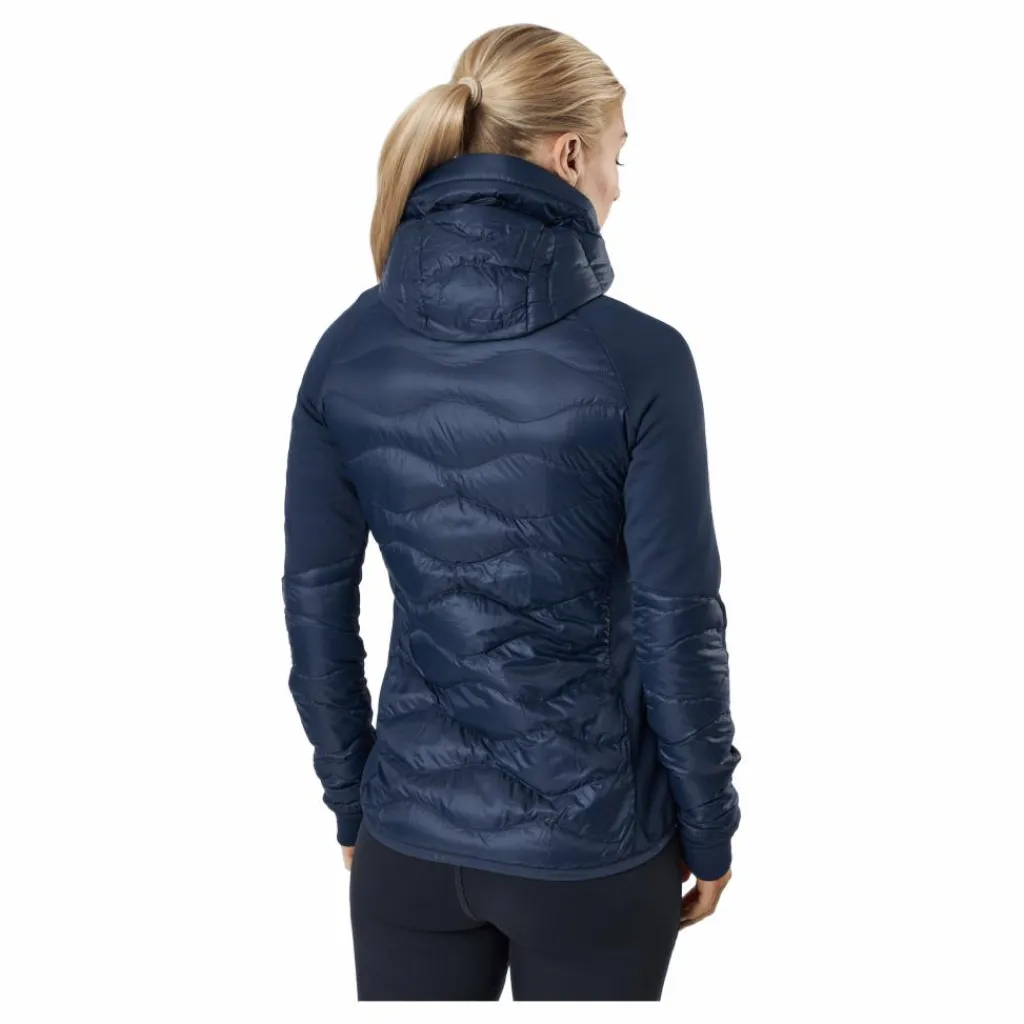 Peak Performance W Helium Down Hybrid Hood Blue Shadow Blå Hot