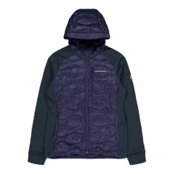 Peak Performance W Helium Down Hybrid Hood Blue Shadow Blå Hot