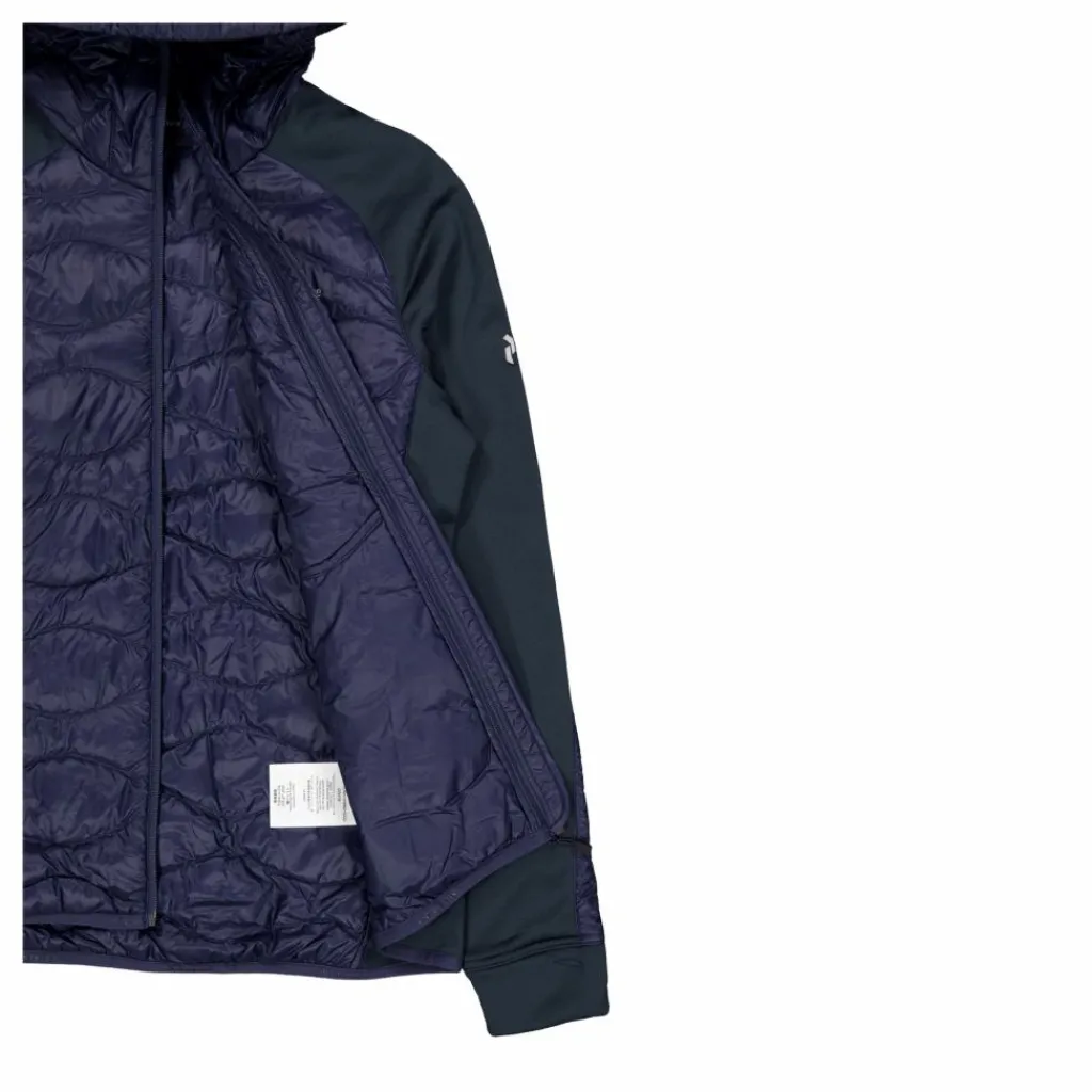 Peak Performance W Helium Down Hybrid Hood Blue Shadow Blå Hot
