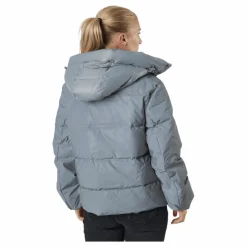 Svea W. Hooded Reflective Puffer Ja Silver Grå Best