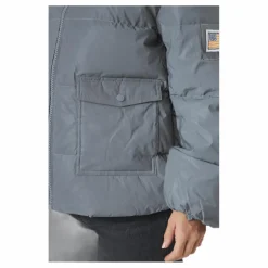 Svea W. Hooded Reflective Puffer Ja Silver Grå Best