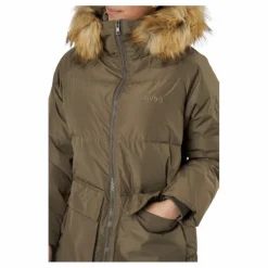 W. Loose Fur Hood Coat Mole*Svea Online