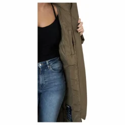 W. Loose Fur Hood Coat Mole*Svea Online