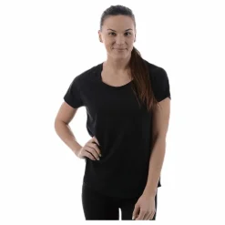 U.WE.AR W Loose Tee Black Svart Hot