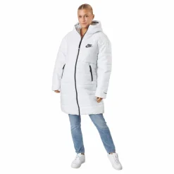 W Nsw Syn Tf Rpl Hd Parka Summit White/summit White/blac*Nike Online