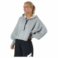 adidas W Pr Hoodie Rlx Fleece Medium Grey Heather Grå New