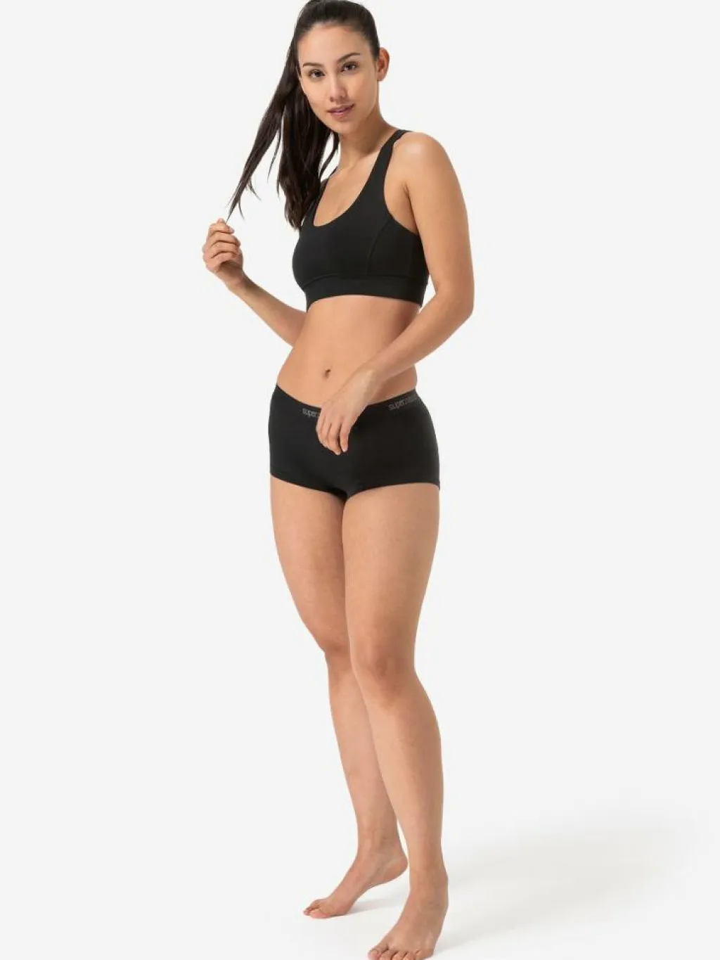 W Rubberribbra Black*Super.Natural Outlet