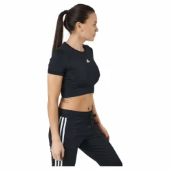 adidas W Sml Fit T Black/white Svart New