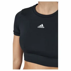 adidas W Sml Fit T Black/white Svart New