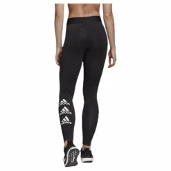 W Stacked Logo Cotton Tights Black / White*adidas Online