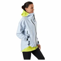 adidas W Terrex Myshelter Gore-Tex Active Jacket Halo Blue / Acid Yellow Grå och Gul New