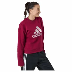 adidas W Uforu Swt Legacy Burgundy Röd