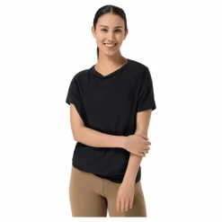 W Yoga Loose Tee Black*Super.Natural Best