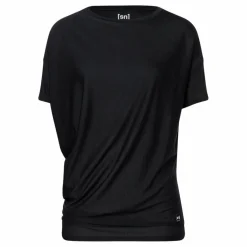 W Yoga Loose Tee Black*Super.Natural Best